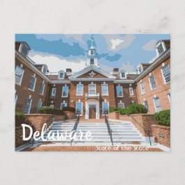 Staat van het Briefkaart Delaware