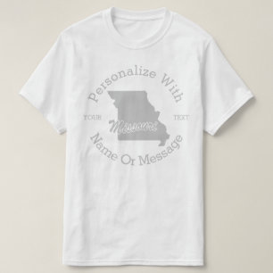 Staat van het gemuteerde T-shirt van Missouri