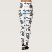Staat van het Grote Meer | Michigan rocks | Petosk Leggings (Achterkant)