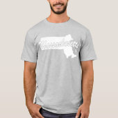 Staat van het massachusetts-T-shirt T-shirt (Voorkant)