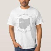 Staat van het Ohio-geperSONALISEERDE T-shirt (Voorkant)