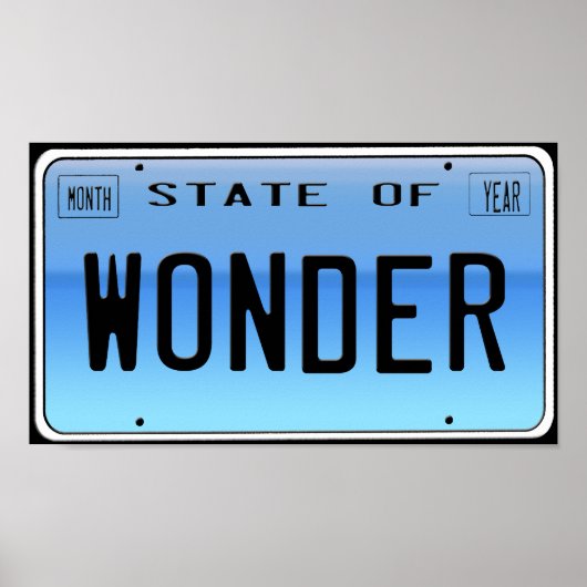 Staat van het Poster van de Wonder (Voorkant)