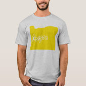 Staat van het T-shirt met de vorm van Oregon (Voorkant)