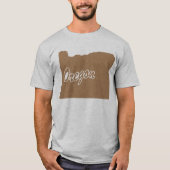 Staat van het T-shirt met de vorm van Oregon (Voorkant)