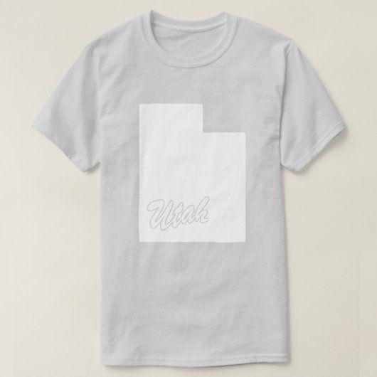 Staat van het T-shirt met Utah-vorm (Design voorkant)