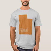 Staat van het T-shirt met Utah-vorm (Voorkant)