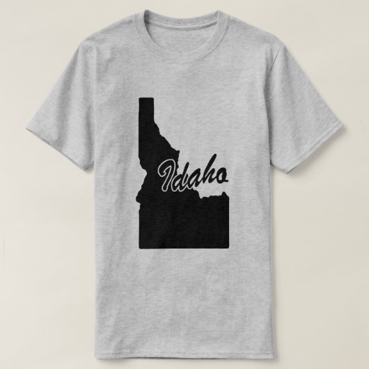 Staat van het T-shirt van de Idaho-vorm (Design voorkant)