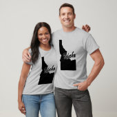 Staat van het T-shirt van de Idaho-vorm (Unisex)