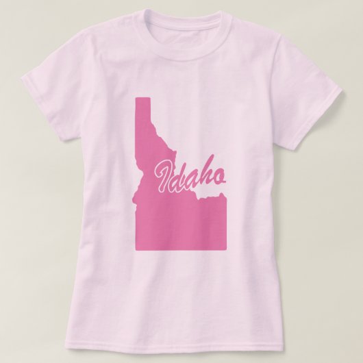 Staat van het T-shirt van de Idaho-vorm (Design voorkant)