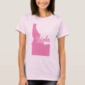 Staat van het T-shirt van de Idaho-vorm (Voorkant)