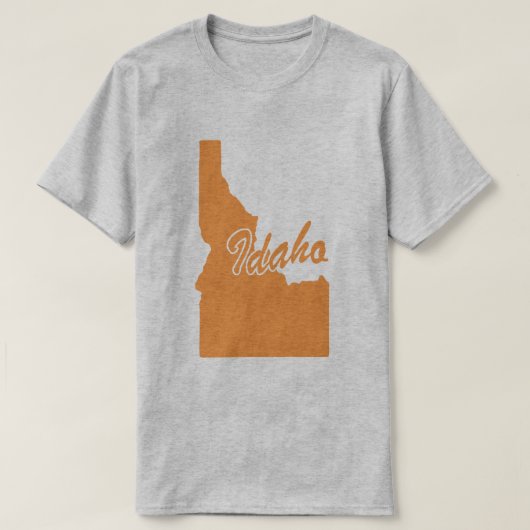 Staat van het T-shirt van de Idaho-vorm (Design voorkant)