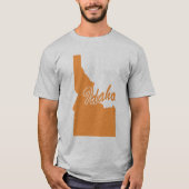 Staat van het T-shirt van de Idaho-vorm (Voorkant)