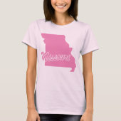 Staat van het T-shirt van de Missouri-vorm (Voorkant)