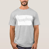 Staat van het T-shirt van Pennsylvania (Voorkant)