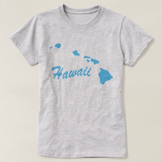 Staat van het T-shirt voor de Hawaii-vorm (Design voorkant)