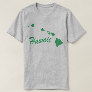Staat van het T-shirt voor de Hawaii-vorm