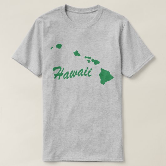 Staat van het T-shirt voor de Hawaii-vorm (Design voorkant)