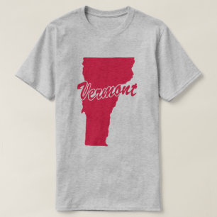 Staat van het T-shirt voor de Vermont-vorm