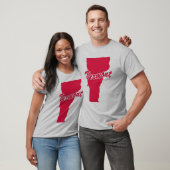 Staat van het T-shirt voor de Vermont-vorm (Unisex)