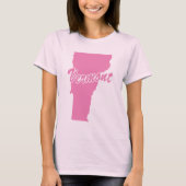 Staat van het T-shirt voor de Vermont-vorm (Voorkant)