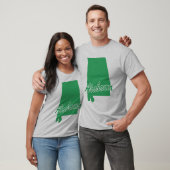 Staat van het T-shirt voor de vorm van Alabama (Unisex)