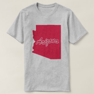 Staat van het T-shirt voor de vorm van Arizona