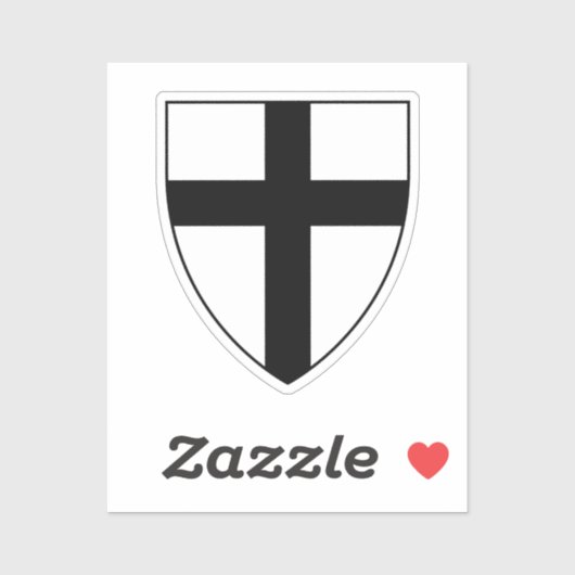 Staat van het wapen van de Duitse Orde Sticker (Vel)