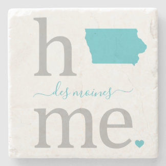 Staat van Iowa Stone Onderzetter