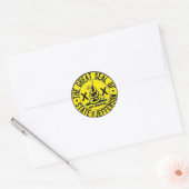 Staat van Jefferson Seal Ronde Sticker (Envelop)