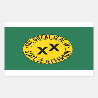 Staat van Jefferson Stickers (Blad van 4)