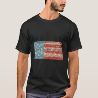 Staat van Kansas Patriotic USA Vlag voor Mannen Vr T-shirt