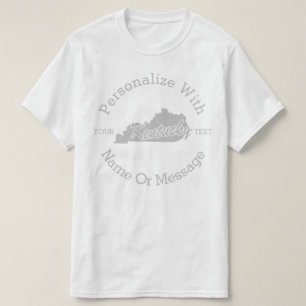 Staat van Kentucky GEPERSONALISEERDE T-shirt