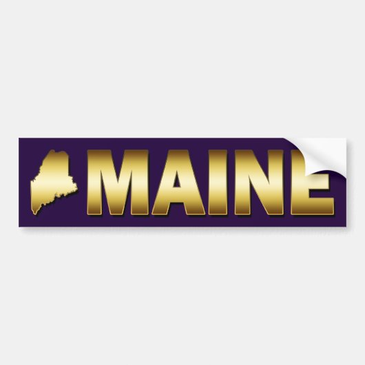 STAAT VAN MAINE BUMPERSTICKER (Voorkant)