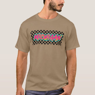 Staat van Michigan Graffiti Contrôleurs T-shirt