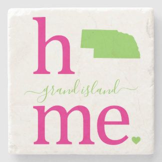 Staat van Nebraska Stone Onderzetter