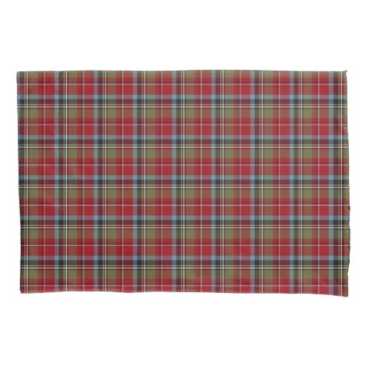 Staat van North Carolina Tartan Kleurrijke Plaid Kussensloop (Voorkant)