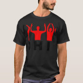 Staat van Ohio Pride Scripttekst T-shirt (Voorkant)