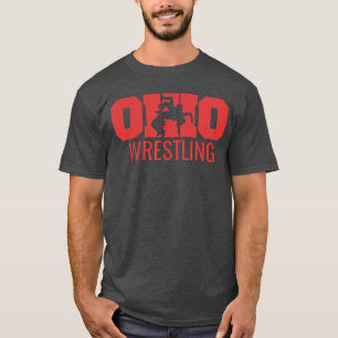 Staat van Ohio worstelen freestyle worstelaar gear T-shirt
