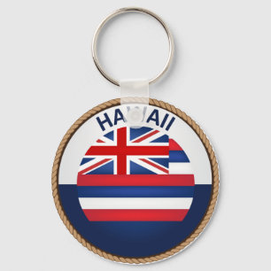 Staat van Sleutelhanger van de vlag van Hawaii