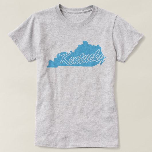 Staat van T-shirt met de Kentucky-vorm (Design voorkant)