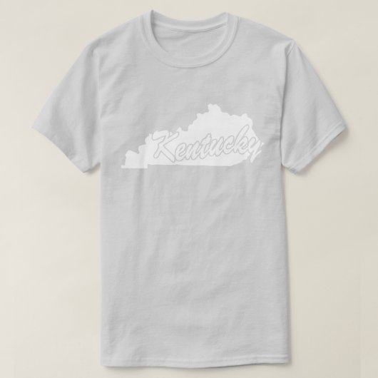 Staat van T-shirt met de Kentucky-vorm (Design voorkant)