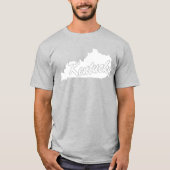 Staat van T-shirt met de Kentucky-vorm (Voorkant)