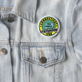 STAAT VAN TEA PARTIJ RONDE BUTTON 5,7 CM (In situ)