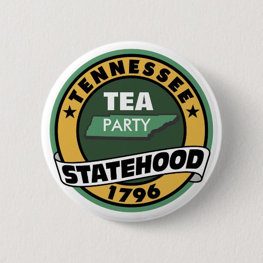 STAAT VAN TEA PARTIJ RONDE BUTTON 5,7 CM (Voorkant)