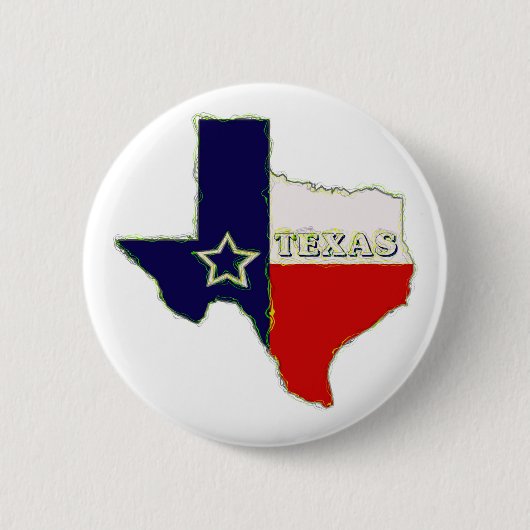 STAAT VAN TEXAS RONDE BUTTON 5,7 CM (Voorkant)
