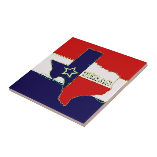 STAAT VAN TEXAS TEGELTJE (Zijkant)