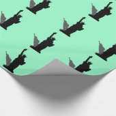 staat van vrij verpakkingspapier cadeaupapier (Hoek)