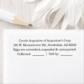 Staat Vereisten voor Home Coop Egg Karton Label (Insitu)