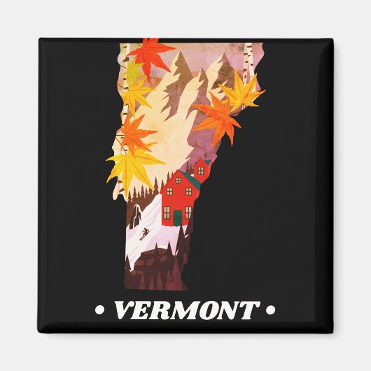  staat Vermont Magnet (Voorkant)