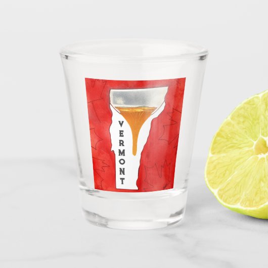 Staat Vermont Shot Glas (Voorkant)